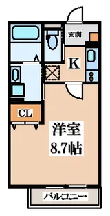 KTIレジデンス弥刀【3階】の間取り