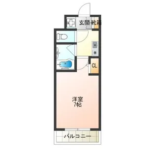 プルメリア玉出【5階】の間取り