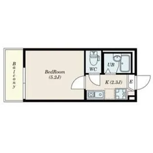 ライブズ品川【2階】の間取り