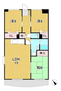 コーポあけぼの台【2階】の間取り