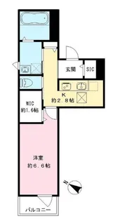 東京都品川区上大崎3【マンション】の間取り