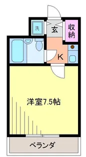 トーカン柏キャステール【4階】の間取り