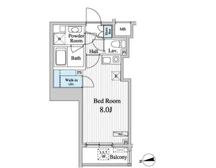 東京都新宿区早稲田町【マンション】の間取り