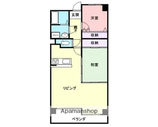 グリーンヒル波分【8階】の間取り