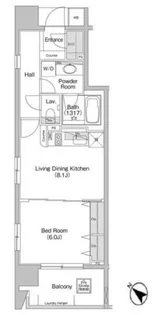 コンフォリア神田神保町【5階】の間取り