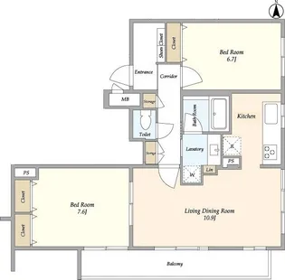 RESTA目黒 レスタ目黒【1階】の間取り