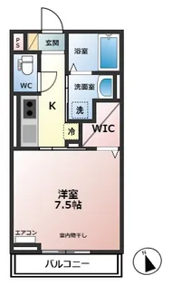 IK橋本【2階】の間取り