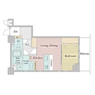 東京都港区芝2【マンション】の間取り