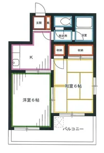 東京都杉並区上荻2【マンション】の間取り
