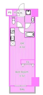 フェニックス新横濱クアトロ【4階】の間取り