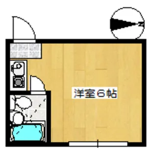 ブルーメ寿美吉【1階】の間取り