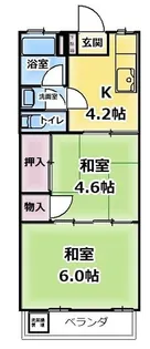 丸石荘【2階】の間取り