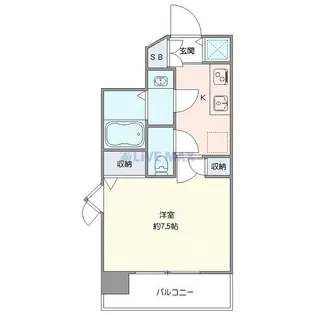 メゾン・ド・ヴィレ渋谷【4階】の間取り
