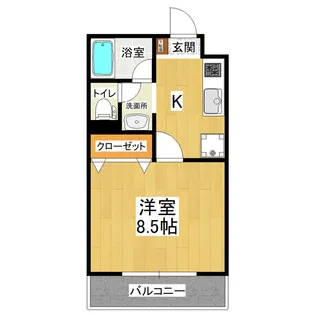 KBさくら【1階】の間取り