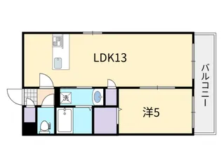 岡山県岡山市北区南方3【マンション】の間取り