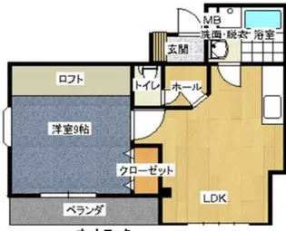 セントゥレ十条II【4階】の間取り