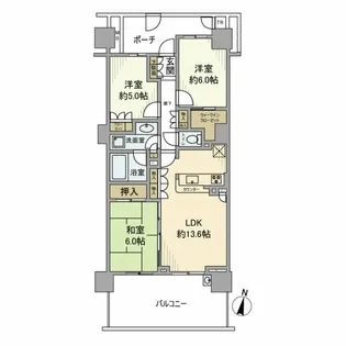 ヴィークステージ北千住イーストレジデンス【3階】の間取り