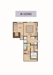 ユーソニアン・前川東E【1階】の間取り