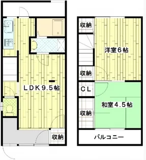 松鷺館(しょうろかん)【1階】の間取り