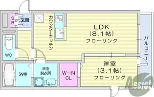 Lucente【1階】の間取り