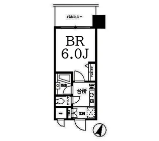 ヴィラコート横浜【2階】の間取り