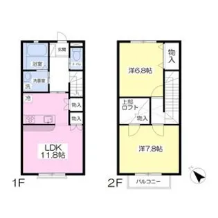 ラフィーネ郡山の間取り