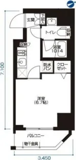 アーバネックス大森【6階】の間取り
