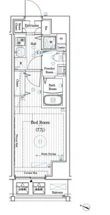 ハイズ ヨコハマ フェリーチェ【7階】の間取り