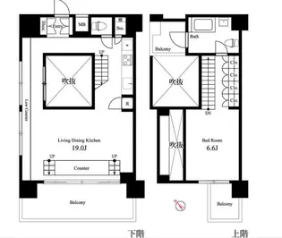 イプセ学芸大学【7階】の間取り