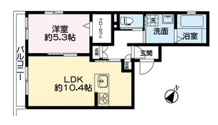 KMBマンション【2階】の間取り