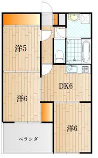 ミュトスマンション【2階】の間取り