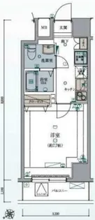 リヴシティ大森町【7階】の間取り