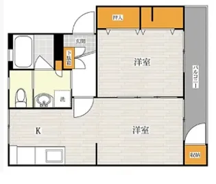 ステラ・コート太宰府【2階】の間取り