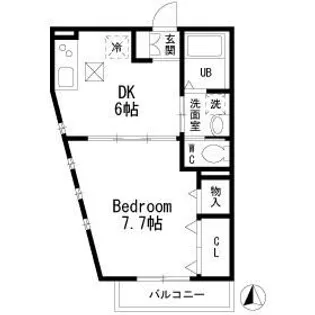 プレミールKII【1階】の間取り