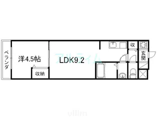 Aーmon壬生高樋【2階】の間取り