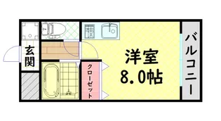 コンフィデンス北堀江【3階】の間取り
