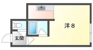 みなみマンション【4階】の間取り