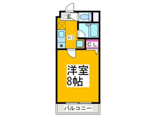 白鷺TKハイツ1号館【5階】の間取り