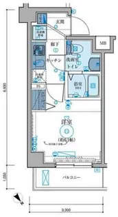 リヴシティ東池袋【3階】の間取り