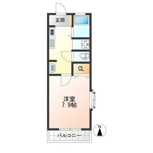 アーブル桜ケ丘【1階】の間取り