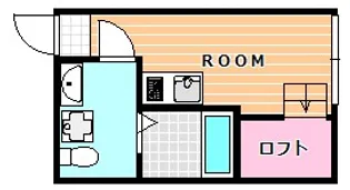 ロゼ2【1階】の間取り