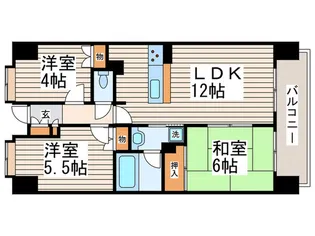 ノーブル江古田【9階】の間取り