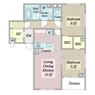 如月I【1階】の間取り