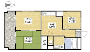 マンション吉樹【2階】の間取り
