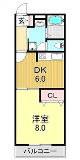 ハイツ・サーティワン【1階】の間取り