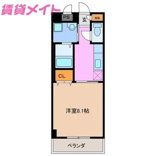 ラヴニール【3階】の間取り