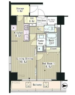 グランドゥール代々木大山【7階】の間取り