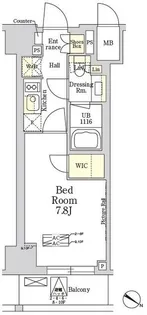 THE CLASS MINAMIAZABU【5階】の間取り