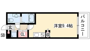 グラン・アベニュー西大須【6階】の間取り