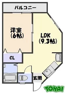 さわやかHLC【1階】の間取り